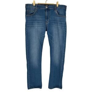 Armani Jeans Slim Straight Leg Jeans Men's Denim Size 36 Light Wash